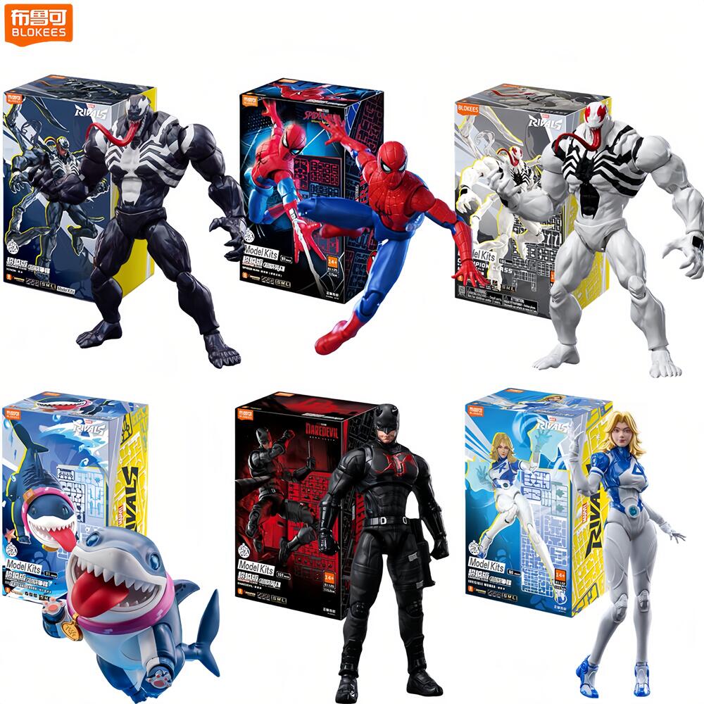 Model Kit Zero - Blokees Spider Man Anti-Venom Daredevil Action