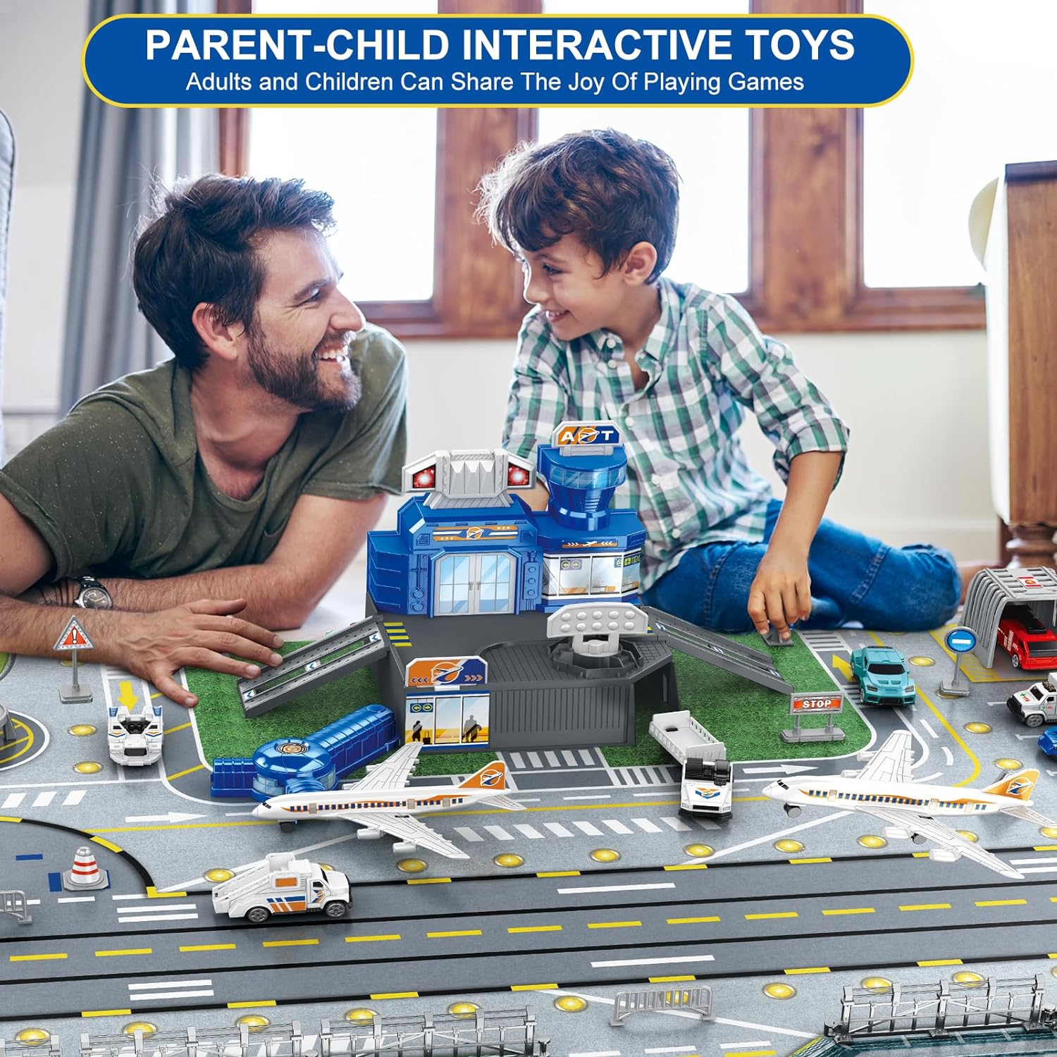 Children's Airport Scene Toy S - Model Kit Planes recension och pris