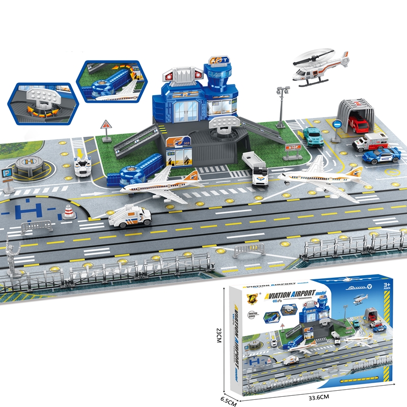 Children's Airport Scene Toy S - Model Kit Planes recension och pris