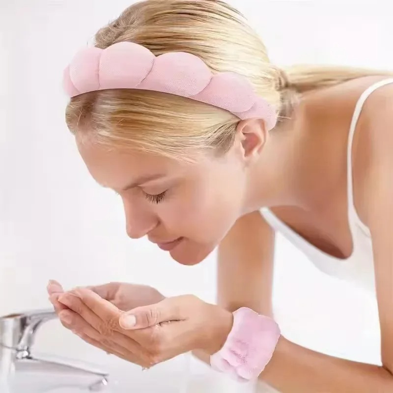 3PCS Twisted Foam Hair Band Se - Wash Effect Set recension och pris