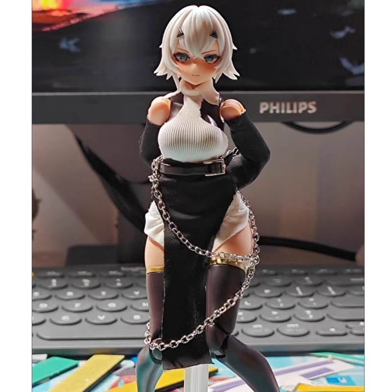 1/12 Scale Colored Off Shoulde - Model Kit Girl recension och pris