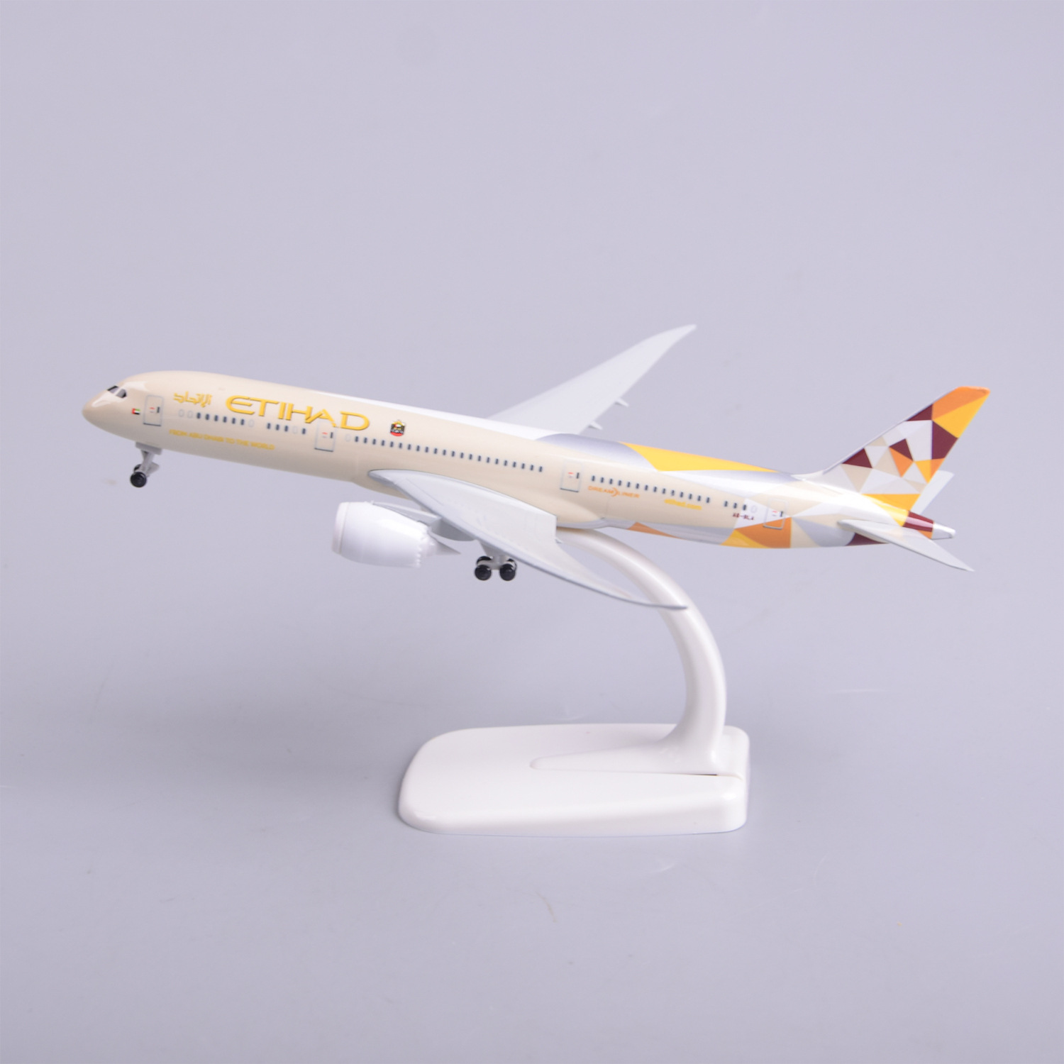 1/300 Scale 20cm Etihad B787 D - Model Kit Planes recension och pris