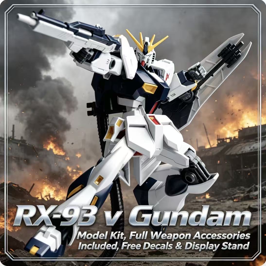 93HG 1/144 ENTRY GRADE RX-93 V - Model Kit Non Gundam recension och pris