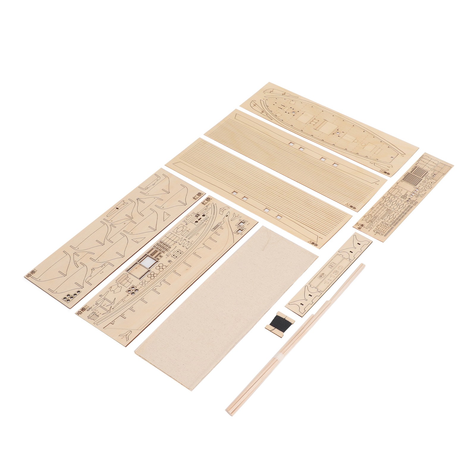 1:130 Wooden Sailboat Kit Inte - Model Kit Wood recension och pris